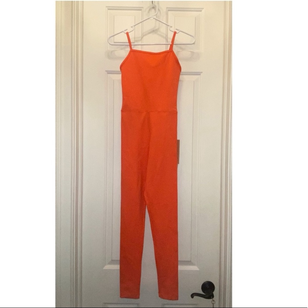 Girlfriend Collective Orange Jumpsuit